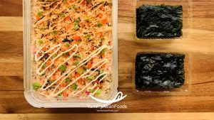Japanese Baked Salmon Sushi