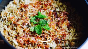 Chana Pulao (Chickpeas and Rice Pilau) Pakistani Vegetarian Cuisine