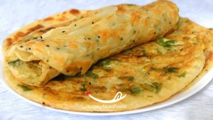 Anda Pratha Crepe Pakistani Breakfast Dish