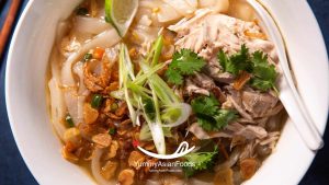 Khao Piak Sen is a Laotian Noodle Soup