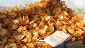 Manioc Chips Sri Lankan Street Food