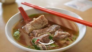 Bak Kut Teh (Pork Rib Soup) Singaporean Street Food