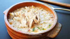 Chicken Porridge (Dakjuk 닭죽) Korean Breakfast
