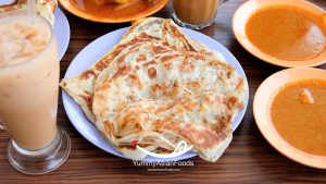 Roti Prata Singaporean Street Food