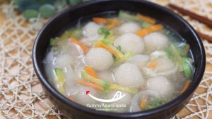 Gamja-ongsimi-guk (감자옹심이국) Korean Noodle Soup
