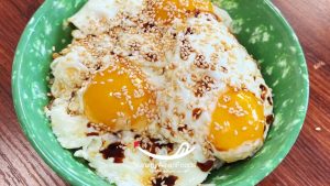 Egg rice (Gyeranbap 계란밥) Korean Breakfast