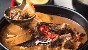 Massaman Curry Rich curry with tender meat and potato Thai cuisine