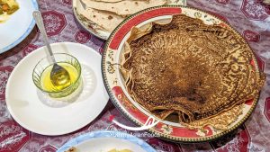 Gyaling (Pancakes) Pakistani Breakfast Dish