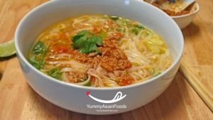 Lard Na is a Laotian Noodle Soup