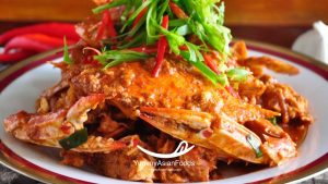 Chilli Crabs Singaporean Street Food