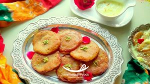 Malpuas (Deep Fried Pancakes) Nepalese Breakfast