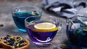 Butterfly Pea Flower Tea Thai Drinks Exotic color-changing brew