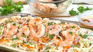 Healthy Vietnamese Food #5. Shrimp Salad (goi tom)