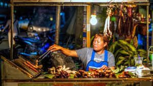 Laos Street Food Dishes