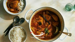 Sri Lankan Breakfast #11. Kukul Mass Maluwa (Chicken Curry)