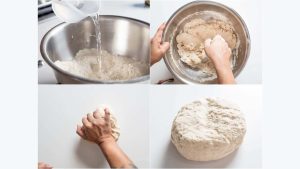 Step 1 Making the dough paratha