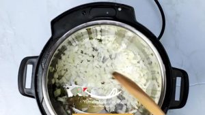 Cooking the lentils and rice for Nepali dal bhat