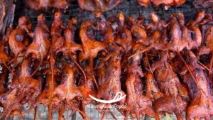 Street Food in Vietnam #9 Grilled Rat Meat (chuột đồng nướng)