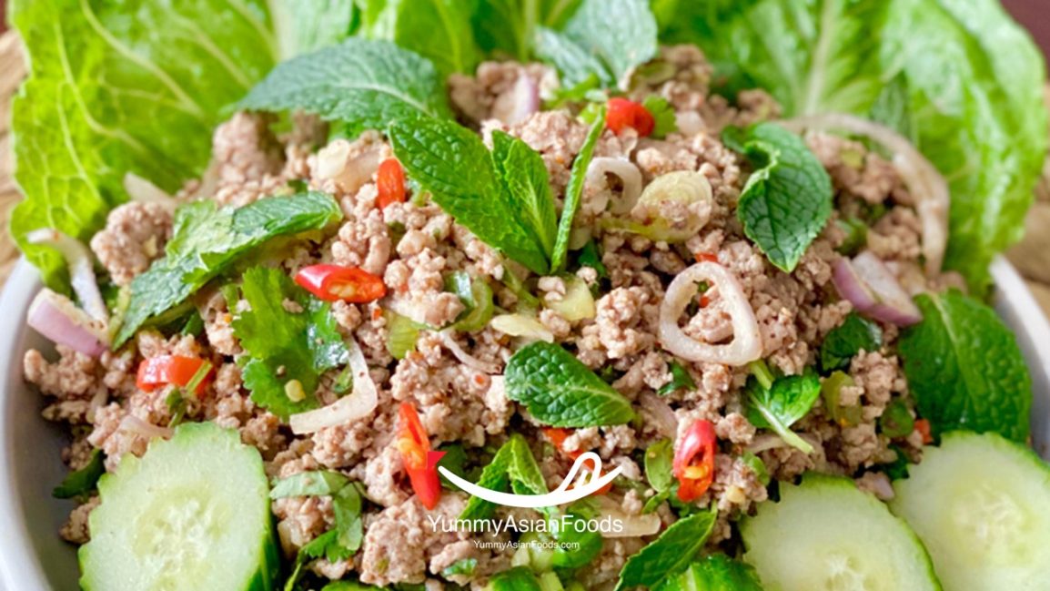 3 Simple Steps to Cook Lao Laap: Laos National Dish (Larb or Laab ...