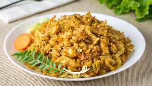 Variations of Sri Lankan Kottu Dish Chicken, beef, vegetarian options