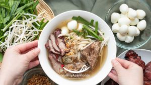 Vietnamese Breakfast #11. Hu Tieu Mi (Rice Noodle Soup)