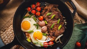 Vietnamese Breakfast #13. Bo Ne (Vietnamese Steak and Eggs)