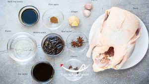Ingredient Preparation and Seasoning for Peking Duck