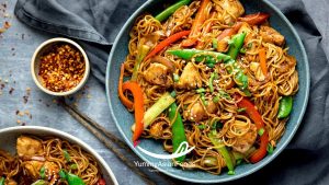 Lo Mein Stir-fry Chinese Noodle