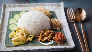 Nasi Uduk (Indonesian Rice Dish with Coconut)